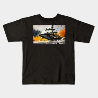 Navy Ship Kids T-Shirt